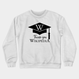 Funny graduation hat education degree school college Crewneck Sweatshirt